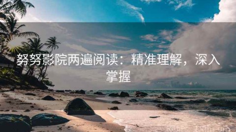 努努影院两遍阅读：精准理解，深入掌握