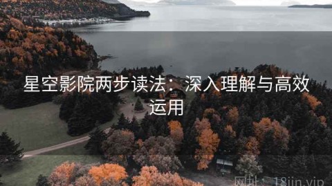 星空影院两步读法：深入理解与高效运用